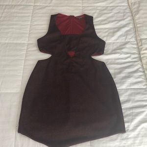 Express Sparkle Cutout Dress